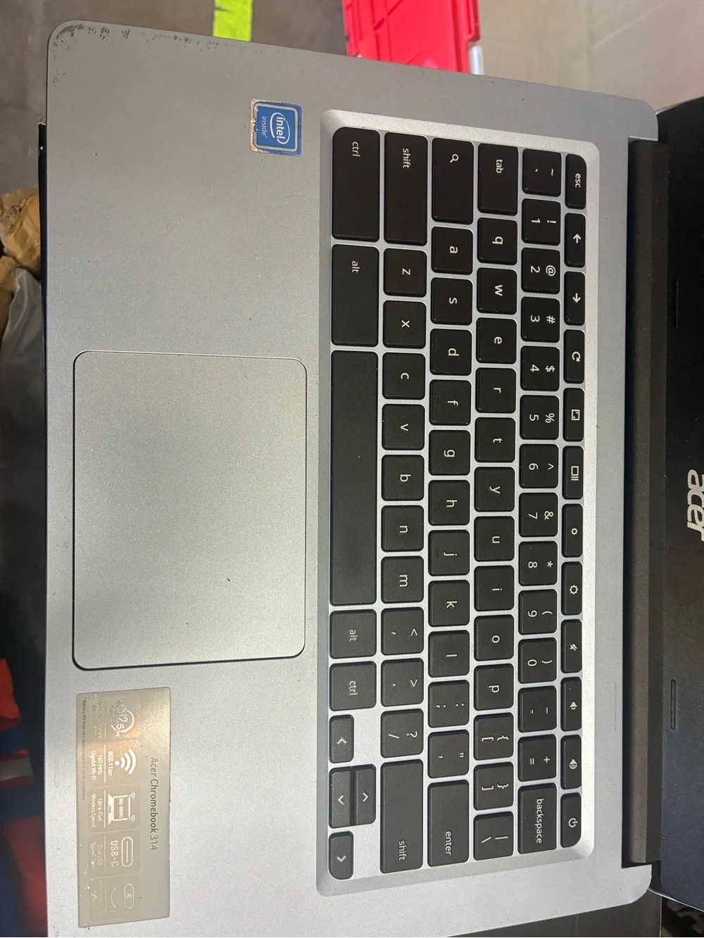 Acer Chromebook Laptop in Silver